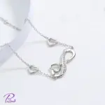 دستبند نقره بی نهایت روکش دار