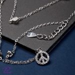 دستبند نقره نماد آزادی ست 1