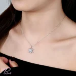 قیمت گردنبند نقره دانه برف