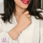 قیمت دستبند نقره دو لاین ماری و تیفانی مدل