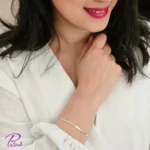 خرید دستبند نقره ایتالیایی هرینگبون مدل