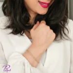 خرید دستبند نقره ایتالیایی خودکاری سه رنگ مدل