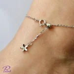 پابند نقره طرح پروانه ساخته شده از نقره استرلینگ خالص با روکش فلز رودیوم
