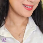 گردنبند نقره خرگوش با متریال نقره با عیار 925 خالص با آبکاری رودیوم